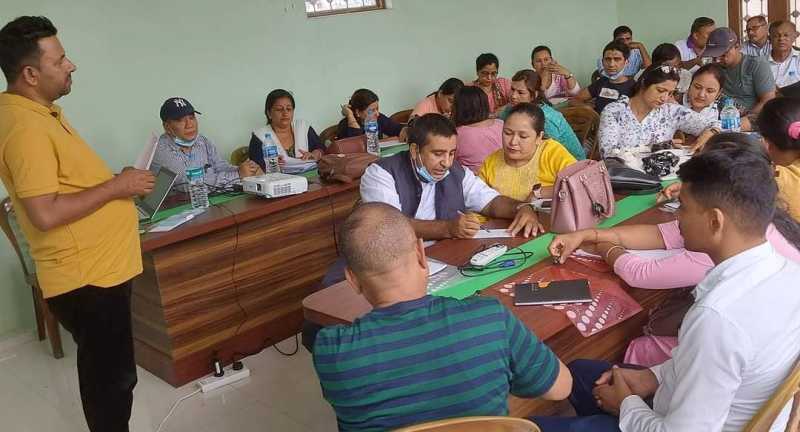 जिल्ला संघको आयोजनामा ‘सहकारीमा खाताबन्दी तथा कर ब्यवस्थापन’ तालिम